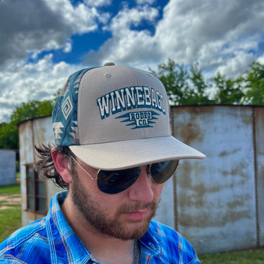 Winnebago Green & Cream Aztec Cap